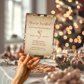 Patchwork Quilt Kerstfeest Kaart