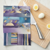 Patchwork quilt keukenhanddoek (Quarter Fold)