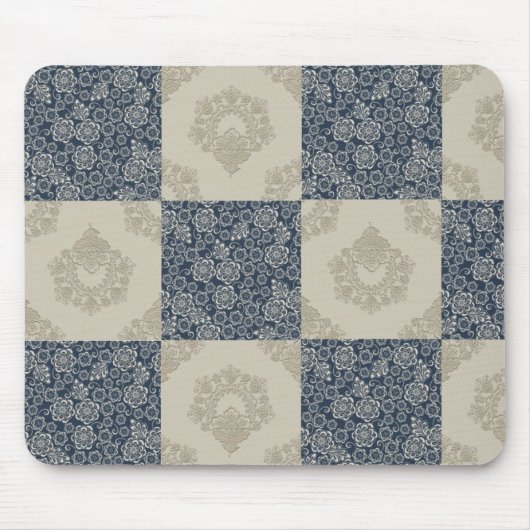 Patchwork Quilt Mousepad Muismat (Voorkant)