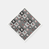 Patchwork Quilt Multicolored Gingham Servet (Hoek)