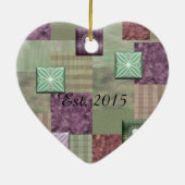 Patchwork Quilt Ornament (Achterkant)