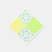 Patchwork quilt ornamental retro  florale ye servet (Hoek)