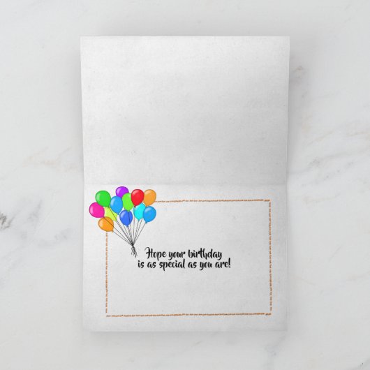 patchwork quilt patroon voor verjaardag kaart (Binnen)