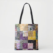Patchwork Quilt Pattern Tote Bag (Voorkant)