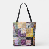 Patchwork Quilt Pattern Tote Bag (Achterkant)