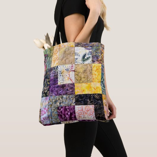 Patchwork Quilt Pattern Tote Bag (Dichtbij)