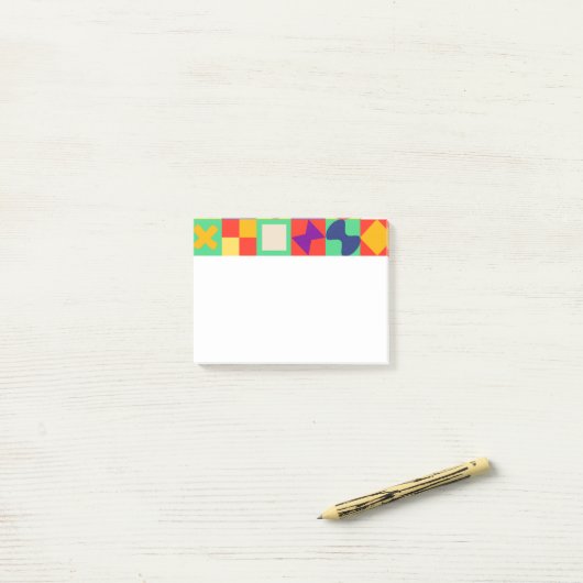 Patchwork Quilt Post-it® Notes (Op bureau)