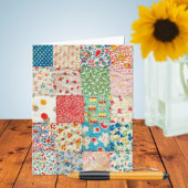 Patchwork Quilt Print Kaart