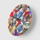 Patchwork Quilt Ronde Klok (Hoek)