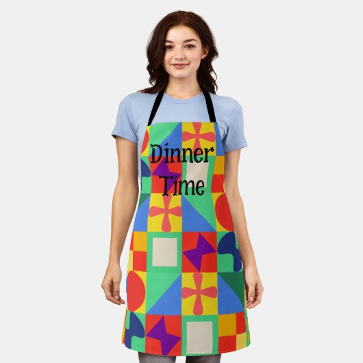 Patchwork Quilt Schort (Gedragen)