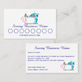 Patchwork Quilt Sewing Machine Klantenkaartje (Voorkant / Achterkant)