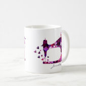 Patchwork Quilt Sewing Machine Koffiemok (Voorkant rechts)