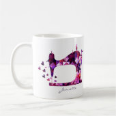 Patchwork Quilt Sewing Machine Koffiemok (Links)