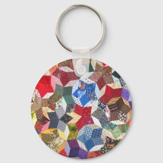 Patchwork Quilt Sleutelhanger