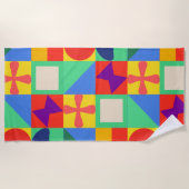 Patchwork Quilt Strandlaken (Voorkant)
