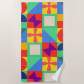 Patchwork Quilt Strandlaken (Voorkant)