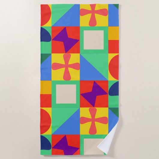 Patchwork Quilt Strandlaken (Voorkant)
