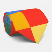 Patchwork Quilt Stropdas (Opgerold)