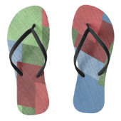 Patchwork Quilt Summer Sandal Teenslippers (Voetbed)