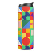 Patchwork Quilt Thermosbeker (Gedraaid links)