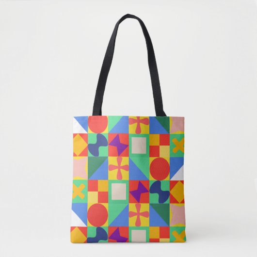 Patchwork Quilt Tote Bag (Voorkant)