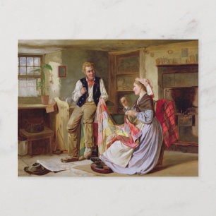 Patchwork Quilt van William Henry Midwood Briefkaart