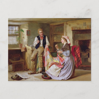 Patchwork Quilt van William Henry Midwood Briefkaart