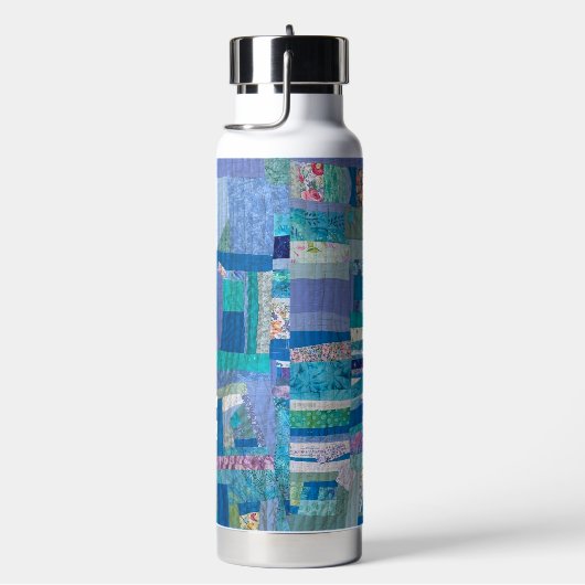 Patchwork Quilt Water Bottle Waterfles (Rechts)