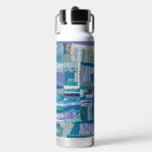 Patchwork Quilt Water Bottle Waterfles (Voorkant)