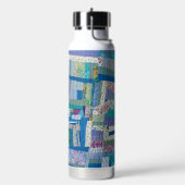 Patchwork Quilt Water Bottle Waterfles (Links)