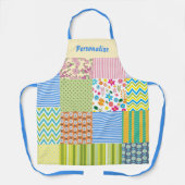  patchwork Quilt Women's Sewing Personalize Schort (Voorkant)