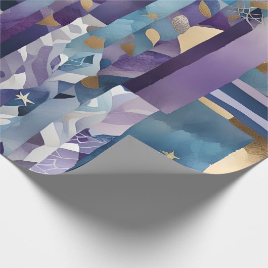 patchwork quilt wrapping paper cadeaupapier (Hoek)