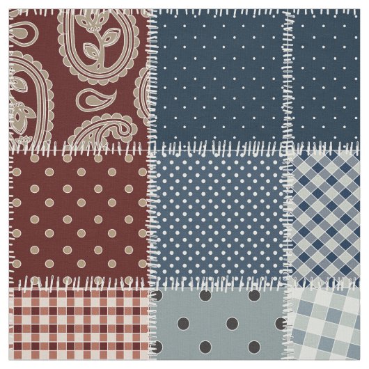 Patchwork Quilting panels.  patroonnaam Stof (Swatch)