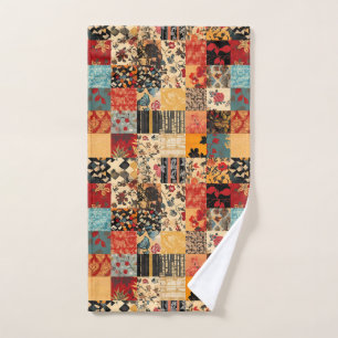 Patchwork Quiltstijl Bad Handdoek