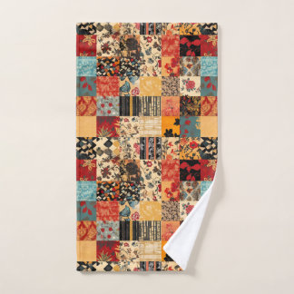 Patchwork Quiltstijl Bad Handdoek