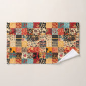 Patchwork Quiltstijl Bad Handdoek (Handdoek)