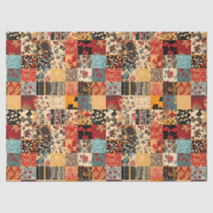 Patchwork Quiltstijl Tissuepapier
