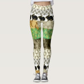 Patchwork Rabbits Leggings (Voorkant)