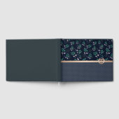 Patchwork, Retro, blau Gastenboek (Volledig)