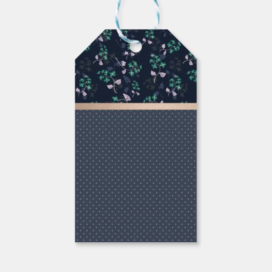 Patchwork, Retro Cadeaulabel (Achterkant)