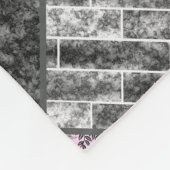 Patchwork retro kleuren patchwork quilting fleece deken (Hoek)