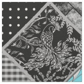 Patchwork retro  kleuren patchwork quilting stof (Close Up)