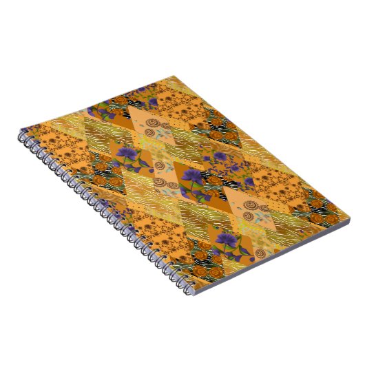 Patchwork, retro notitieboek (Rechterzijde)