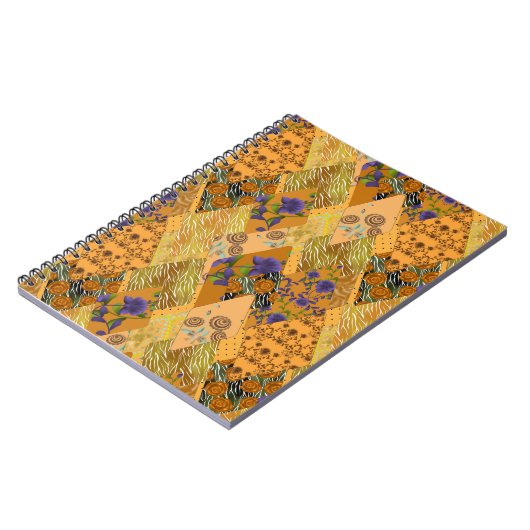 Patchwork, retro notitieboek (Linkerzijde)