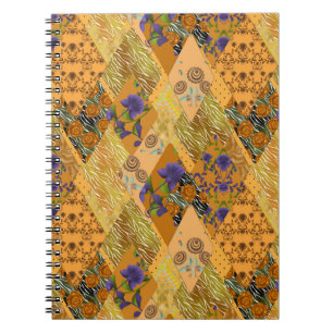 Patchwork, retro notitieboek