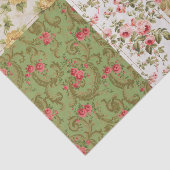 Patchwork Roos Patroon Decoupage Papier (Detail)