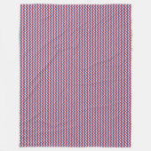 Patchwork Rusland Vlag Patroon Fleece Deken (Voorkant)