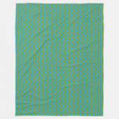 Patchwork Rwanda Vlag Patroon Fleece Deken (Voorkant)