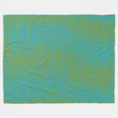 Patchwork Rwanda Vlag Patroon Fleece Deken (Voorkant (Horizontaal))