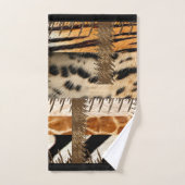 "Patchwork Safari Chic" Bad Handdoek (Handdoek)